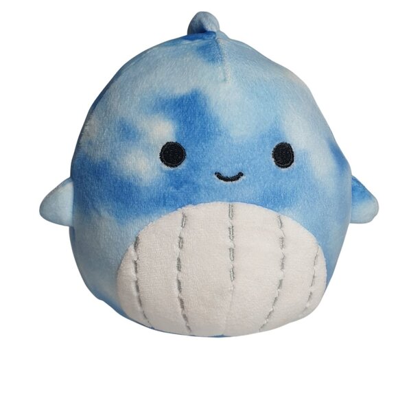 Samir Blue Whale Squishmallows 5 In Kellytoy Collectable Plush Stuffed Ocean - Picture 1 of 7